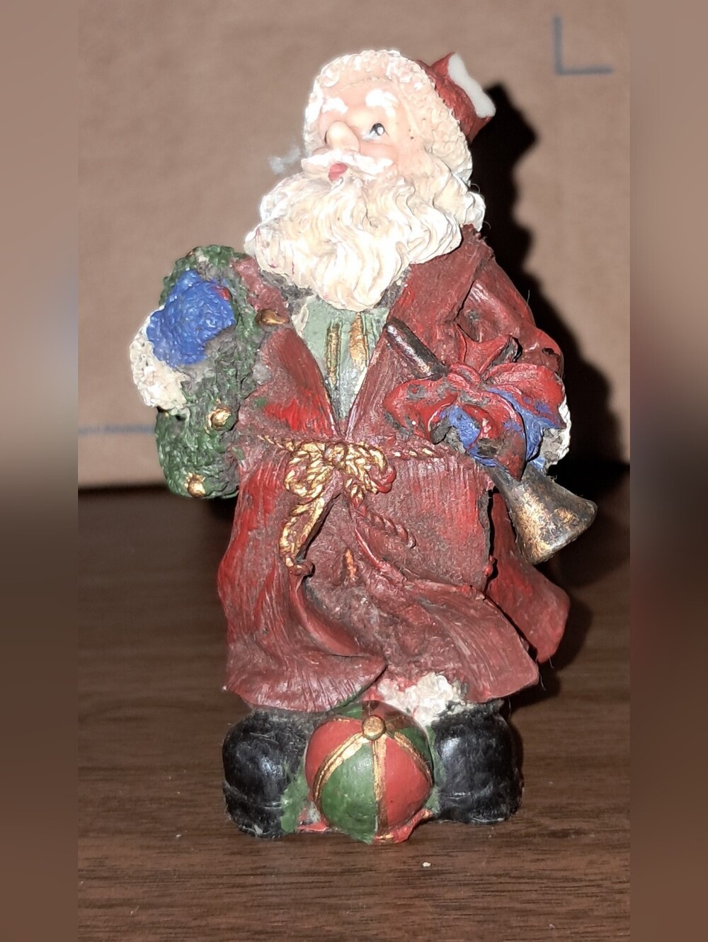 Classic Red Santa Claus Figurine Holiday Decoration
